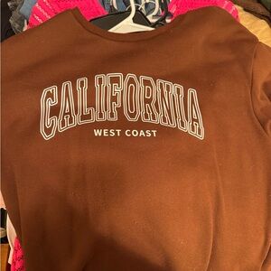 California West Coast Brown Turtleneck Sweater